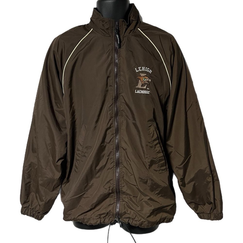 Lehigh University Mountain Hawks Lacrosse Boathouse Zip Jacket Small Flaw